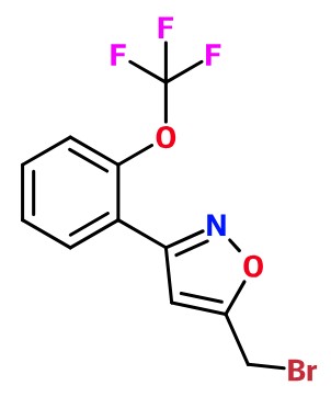 (image for) MC085393 5-Bromomethyl-3-(2-trifluoromethoxy-phenyl)-isoxazole